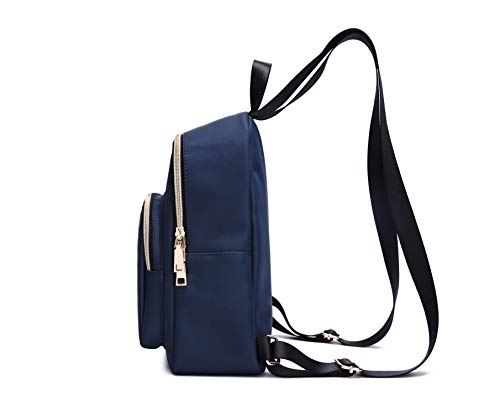 YANAIER Women Mini Backpack Purse Water resistant Nylon Fashion College Bag Casual Daypack Navy by YANAIER - Used condition - Image 5