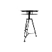 Deco 79 51652 Metal Glass Accent Table, 25" x 15"