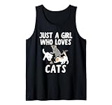 Just A Girl Who Loves Cats Tee Cat Lover