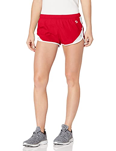 Soffe Women's Woven Mesh Insert Short