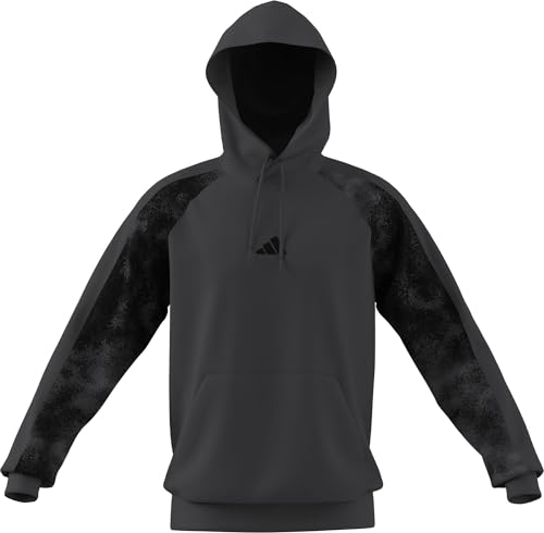 adidas Men's CAMO HOODIE, grey six/MULTICOLOR, XXL