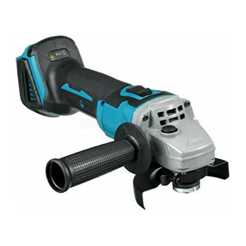 Professional Angle Grinder 4-1/2-Inch, 0-3000RPM (18V Li-Ion 125mm Compatible for Makita, Includes Handle/Wrench/Stopper in Cardboard Box) Cover