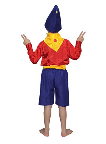 Image of Kaku Fancy Dresses Polyester Boy Cartoon Costume -Red & Blue, 3-4 Years