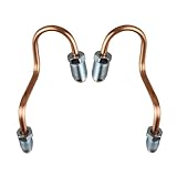 Yojunauto Rear Brake tube Caliper To Flex Hose Compatible with Jetta GTI Golf Beetle Eos A3