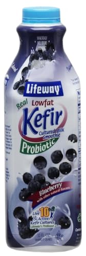 Lifeway Probiotic Low Fat Blueberry Kefir, 32 Ounce