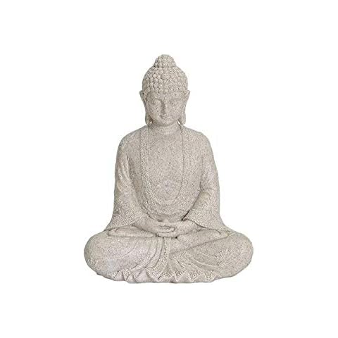 Sitting Buddha Figurine for Home and Garden Cover