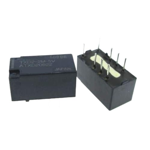 Relais 5VDC TXD2-2M-5V commutation double inverseur 8 broches pour PCB - 2