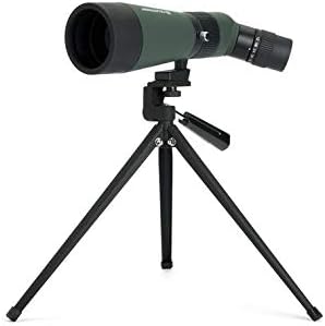 Celestron – LandScout 60mm Angled Spotting Scope – Fully Coated Optics – 12–36x Zoom Eyepiece – Rubber Armored – Tabletop Tripod and Smartphone Adapter