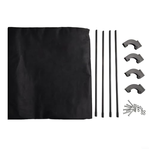 Outdoor For Garden Wagon Awning Canopy Shade Cover for Trolley Cart, Your Adventures (Black)