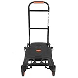 [Platzsparende Tragbarkeit] Mit einem Tastendruck lässt sich die Sackkarre schnell zusammenklappen, um sie einfach zu lagern und zu transportieren