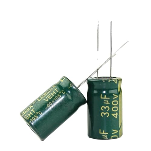 Condensateur 33uF 400V radial aluminium 13x18mm filtre alimentation