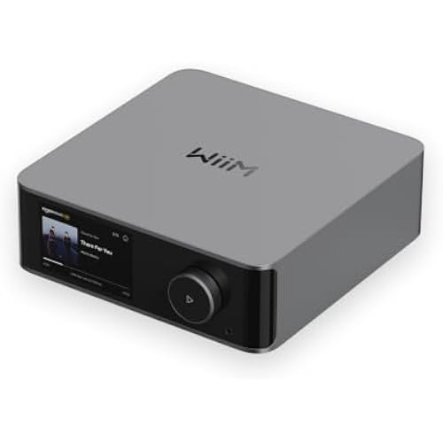 WiiM Ultra Hi-Res Music Streamer with Touchscreen & ESS DAC, Space Gray
