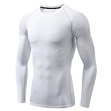 [Barifall] コンプレッション ウェア メンズ 長袖 加圧 インナー スポーツ シャツ パワーストレッチ アンダーウェア[吸汗 速乾 通気 冷感 ] 323wt-M