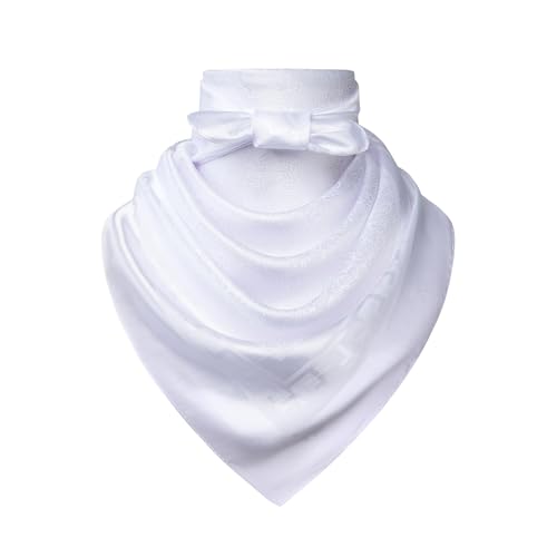 Image of 35 inch Men's Large Square Jacquard Scarf - Cowboy Wild Rugged Style, With Gift Packed