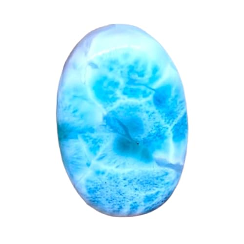Larimar naturel GH_NAT_05956, gemme ovale de qualité supérieure