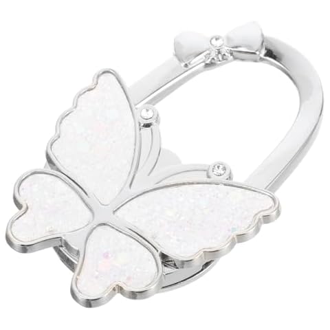 Beatifufu Bag Folding for Portable Butterfly Hook Decorative Table Xcm Purse Foldable Hanger Handbag Hanging Cover