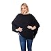 Maternity Nursing and Carseat Cover by bamboobies, Perfect for Breastfeeding, Black, One Size