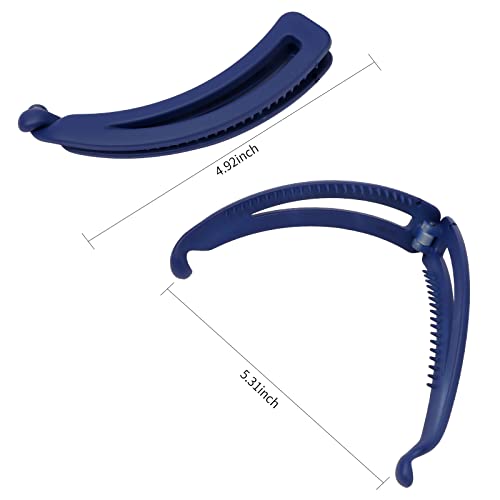 Velscrun 7 Pcs Banana Clips Hair For Thick Hair, Strong Hold Ponytail 4" Large Matte Banana Clips For Women And Girls For Fine Hair Curly Hair Accessories #TOP6