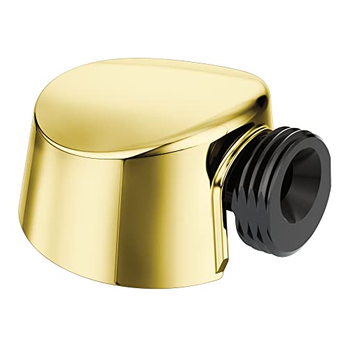 Moen A725P Collection Round Drop Ell Handheld Shower Wall Connector, Polished Brass #TOP28