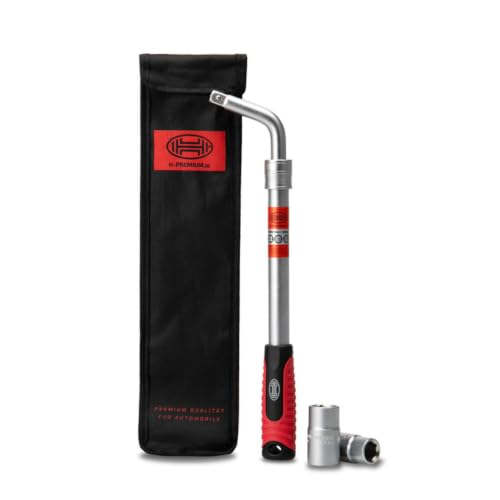 Image of HEYNER Premium Multi-Size 17/19 21/23mm Wheel Nut Wrench with Locking Mechanism H417120