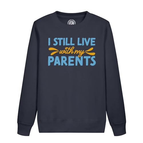 Sweatshirt enfant j'habite encore chez mes parents pull humour en maille douce et chaude