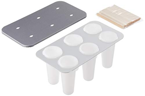 タイガークラウン アイス型 白 225×118×100mm キャンディーメーカー丸 ポリエチレン アルミ蓋 スティック付 224