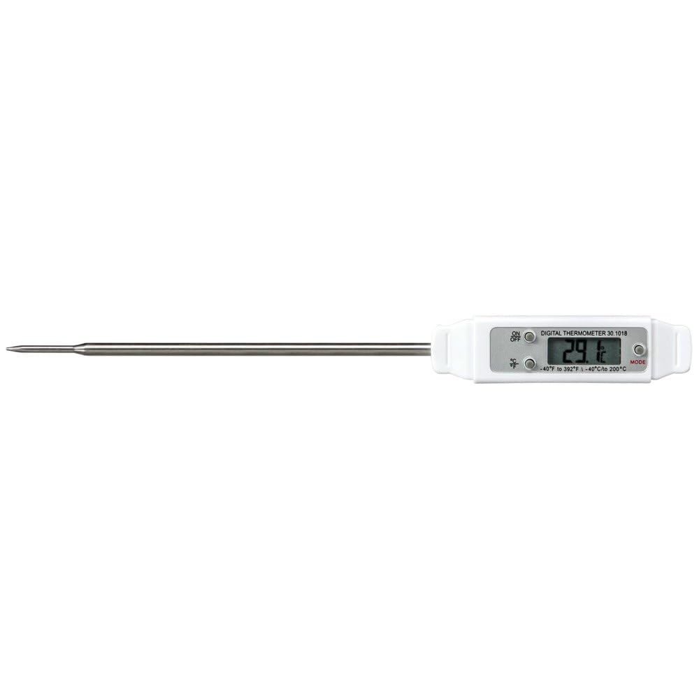 TFA Dostmann Pocket Digitemp S Digitale insteekthermometer, zakformaat, afwasbaar, professioneel gebruik, temperatuurregeling