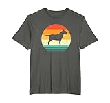 Retro Bull Terrier Shirt Men Women Dog Mom Dad Bull Terrier Camiseta