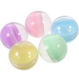 NUOBESTY Lot de 50 Boules Rondes à Remplir, Semi-transparentes, Couleurs Assorties, 50 Mm...