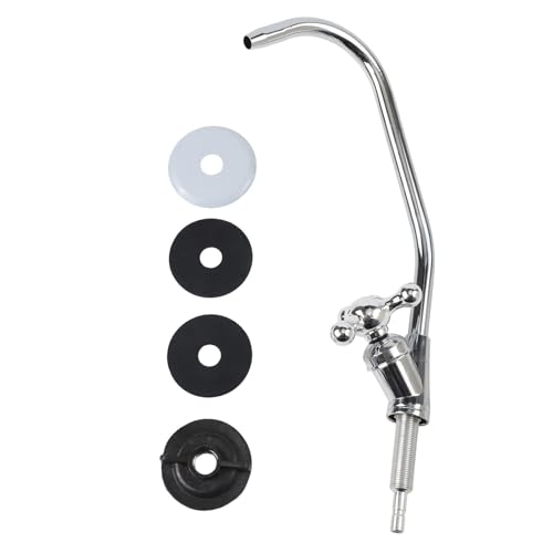 Lapiglo Grifo de filtro de agua fría 304 para grifo de cocina de acero inoxidable con boquilla giratoria de 360°, para sistemas de filtración RO, plateado