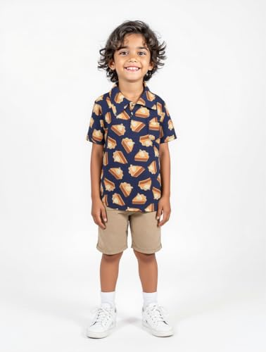 Image of Unique Baby Short Sleeve Collared Boys Polo Shirt, Toddler Kids Polo Shirts