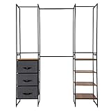 Modelo: negro Armario Modular 6 Piezas