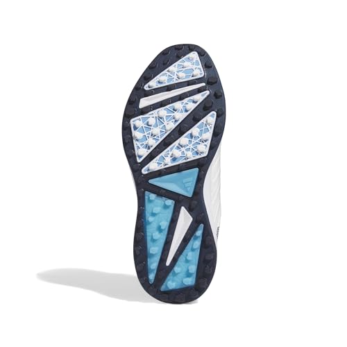 adidas Tênis de golfe masculino Solarmotion Spikeless Lighstrike 24, Calçado branco/azul-marinho uni