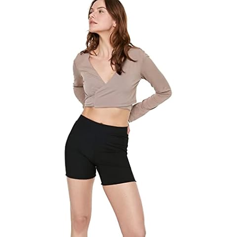Collants Courts en Dentelle Trendyol Cover