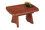  58 aufm Kessel Funktionstisch Callida höhenverstellbar und ausziehbar 90(130,5) x 65 x 54-73 Couchtisch massiv Kirschbaum 16023