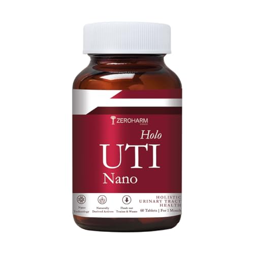 ZEROHARM Holo UTI with Cranberry, D-Mannose, Hibiscus & Dandelion - Helps Reduce Burning & Discomfor...