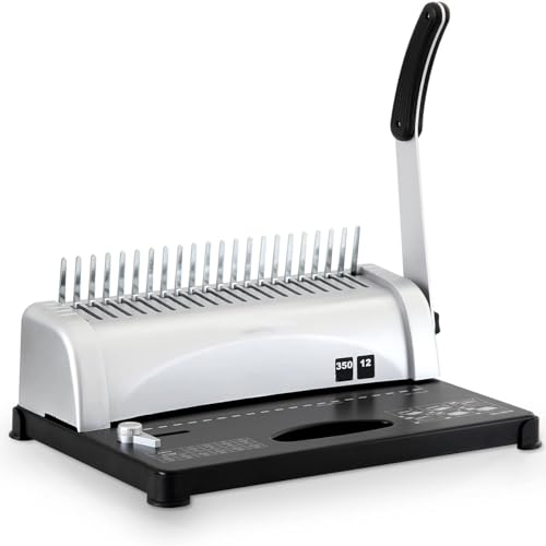 Machine à relier à peigne pour en finir avec les feuilles volantes sur dossiers A4