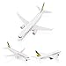 Sky Trek Model Airplanes Ethiopian Airplane Airlines Plane Aircraft Model for Display Collection