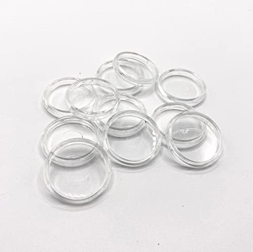Discbound Expansion Discs, 1.1 Inch, Suitable for Customized Discbound Notebooks Planners Journals Scrapbooking, Fits All Disc Bound Planner Systems, Plastic, Clear Pack of 11