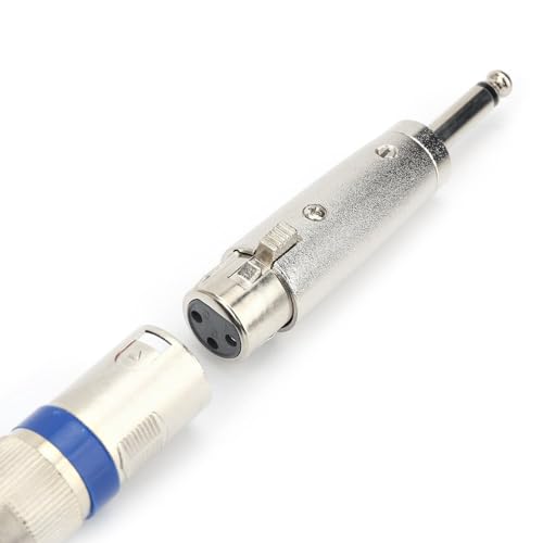 Image of MX XLR Female to 1 /4 inch (6.35mm) TS Male Adapter - Balanced Audio Connector for Mixer, Amplifier, Microphone - 2 Pack