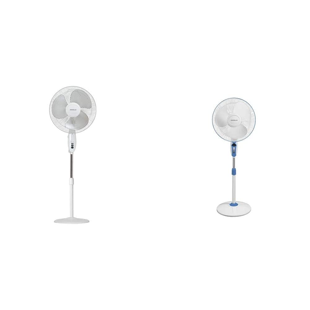 Buy Havells Swing 400mm Pedestal Fan (White) Sprint LED 400mm Pedestal