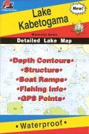 Fishing Hot Spots Map of Lake Kabetogema