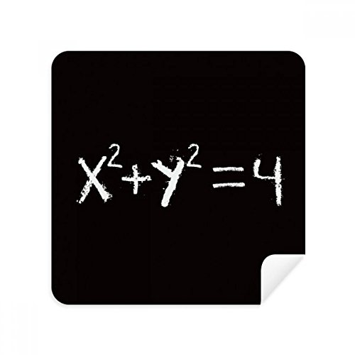 Chiffon mathématique pour lunettes et écrans tactiles en suède lot de 2 pièces