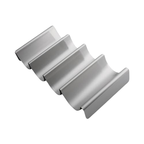 GRIRIW 1pc U Shaped Pancake Stand Taco Holder Taco Rack Holder Mexican Fiesta Cinco De Mayo Party Car Tray Taco Stand Rack Display Spanish Taco Shell Rack Food 430 Stainless Steel