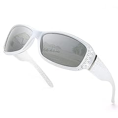 A02 White Frame/ Silver Mirror Lens Polarized Lens