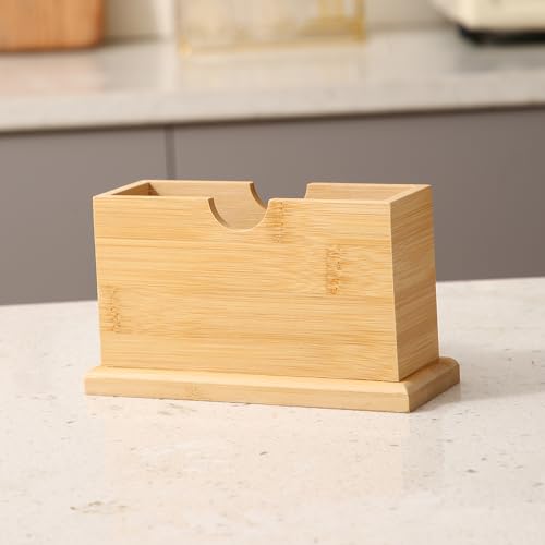 Image of HOKIPO Bamboo Tissue Paper Holder (AR-5054)