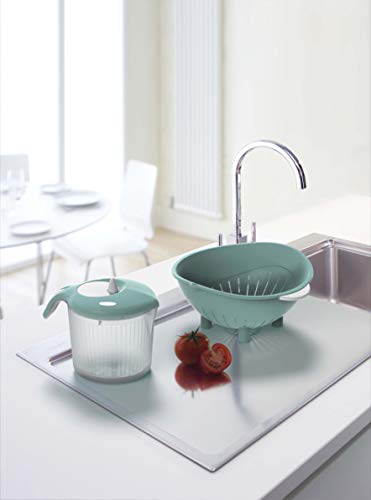 BIESSE Pin-Up Salatschleuder, Kunststoff, grune, 18 x 24.8 x 20.5 cm - Image 4