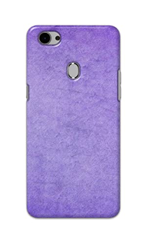 Image of Plain Purple Hard Back Case Cover for Oppo F7 Back Cover -(J5) VNS2226