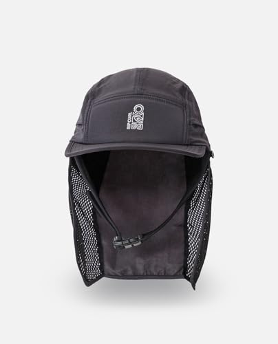 Image of Rip Curl Men's UPF 50+ Quick Dry High Profile Surf Hat with Removable Neck Flap