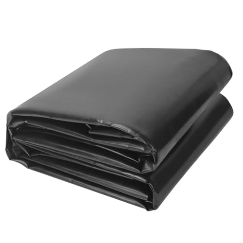 Membrane de piscine PEHD noire bâche de bassin robuste aménagement paysager 0.2mm